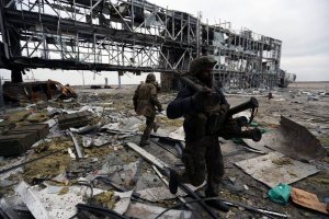 “Киборги” полностью заблокированы в аэропорту Донецка