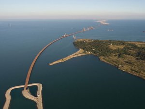 Построена вспомогательная инфраструктура Керченского моста: опубликован вид ...
