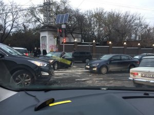 Три аварии на дорогах стали причиной огромных пробок в Симферополе