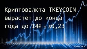 На 133,4% поднялся курс криптовалюты TKEYCOIN за 20 дней