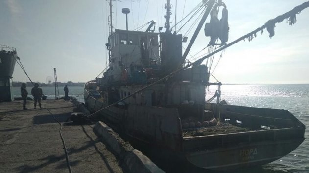 Российский корабль «Норд» второй раз не смог пересечь украинскую границу 