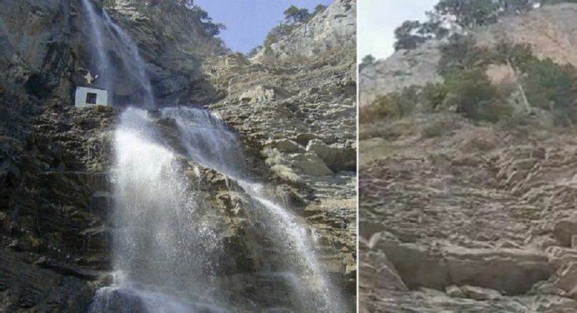 В Крыму пересох самый известный водопад – Учан-Су