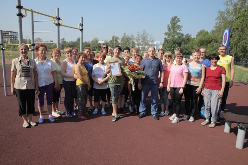 Михаил Романов провел встречу с пожилыми воспитанниками Центра спорта в Невском районе Санкт-Петербурга