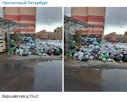 Ситуацию с вывозом отходов в Петербурге намерены обсудить в ЗакС