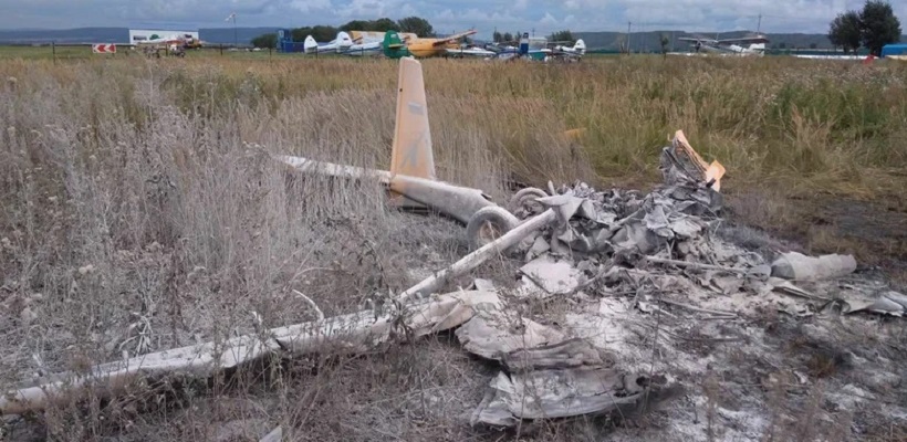 В Красноярском крае терпел крушение легкомоторный самолет 