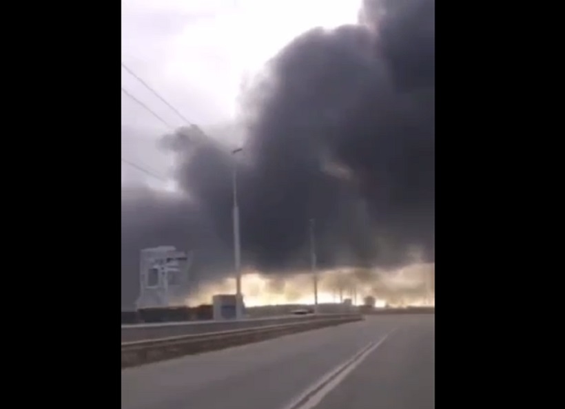 ВСУ атаковали район подстанции у Днепровской ГЭС