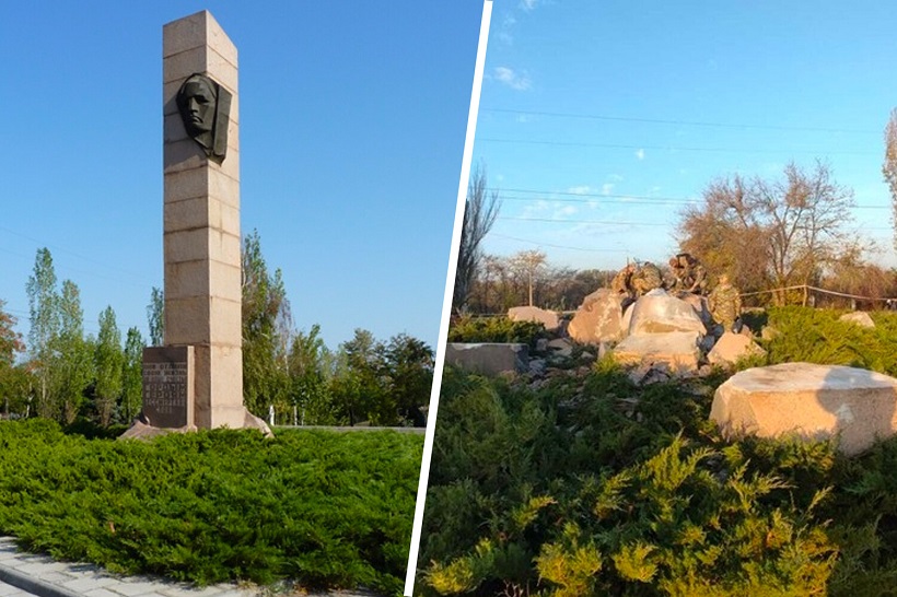 В Николаеве взорвали памятник Родина-мать