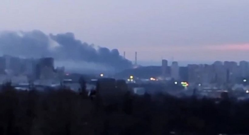 В Киеве прогремело несколько мощных взрывов