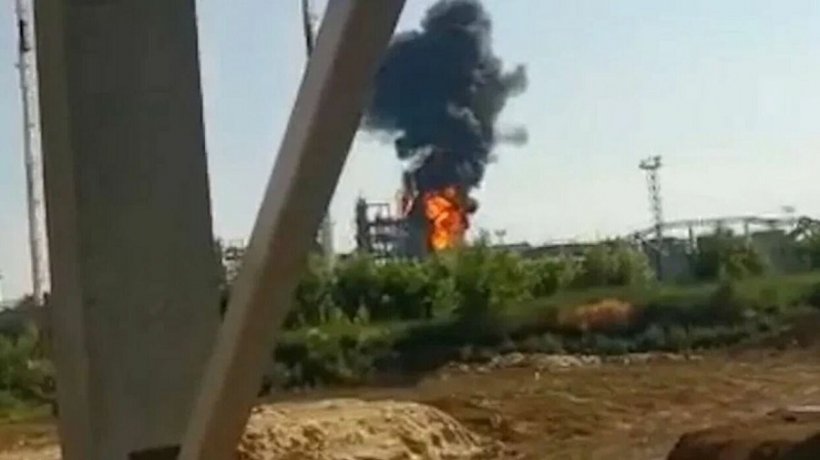 Третий дрон за сутки: на заводе нефтепродуктов в Ростовской области взорвал ...