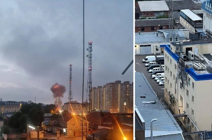 Центр Краснодара атаковали беспилотники