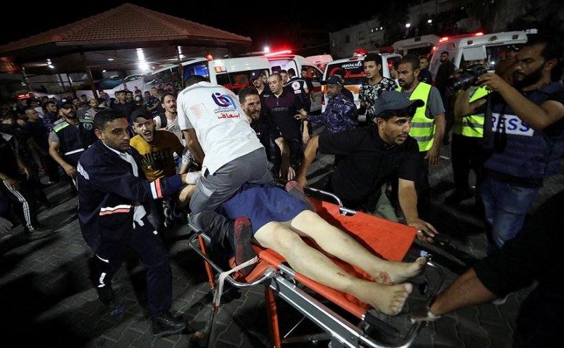 Армия Израиля обвинила Исламский джихад в ударе по больнице, в результате к ...