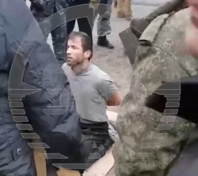 Видео задержания террориста в Брянской области после теракта в «Крокус Сити Холл». Террорист хотел спрятаться на дереве