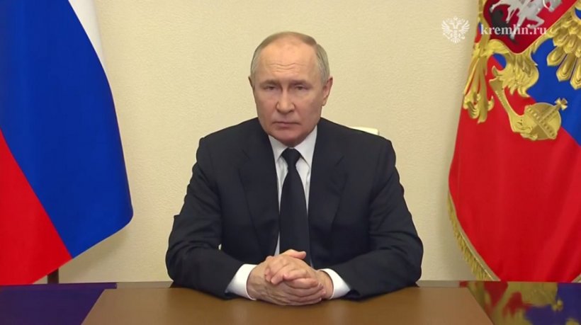 Владимир Путин о теракте в «Крокус Сити Холл»: полное видео-обращение президента. 24 марта – день общенационального траура