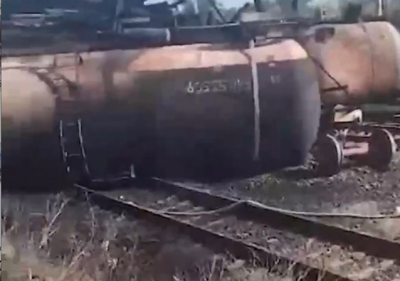 Украинский БПЛА атаковал поезд с топливом под Волгоградом
