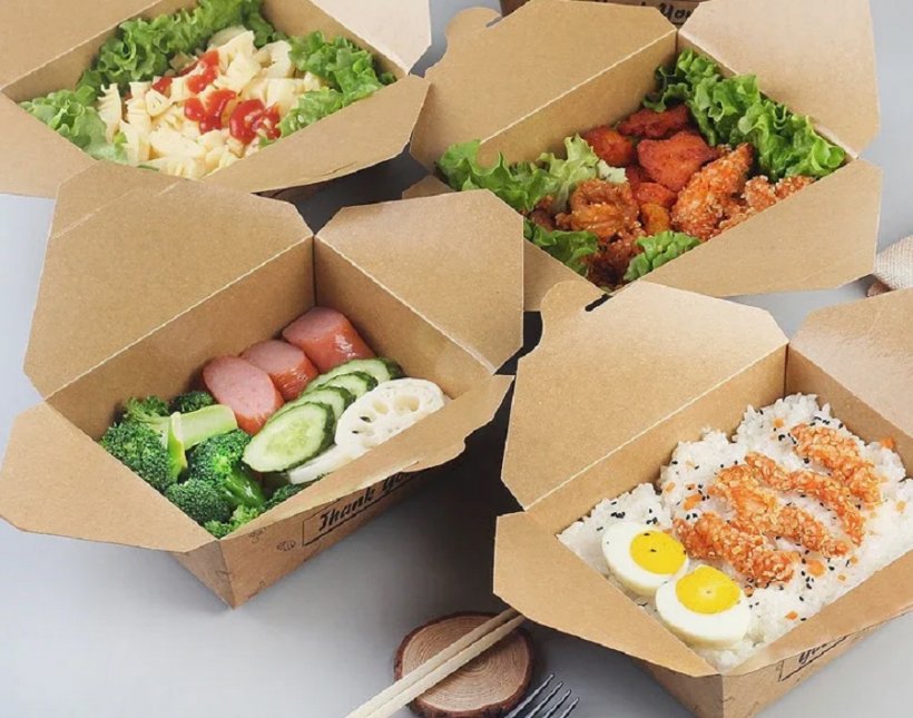 Удобство одноразовой упаковки из картона для доставки ресторанных блюд