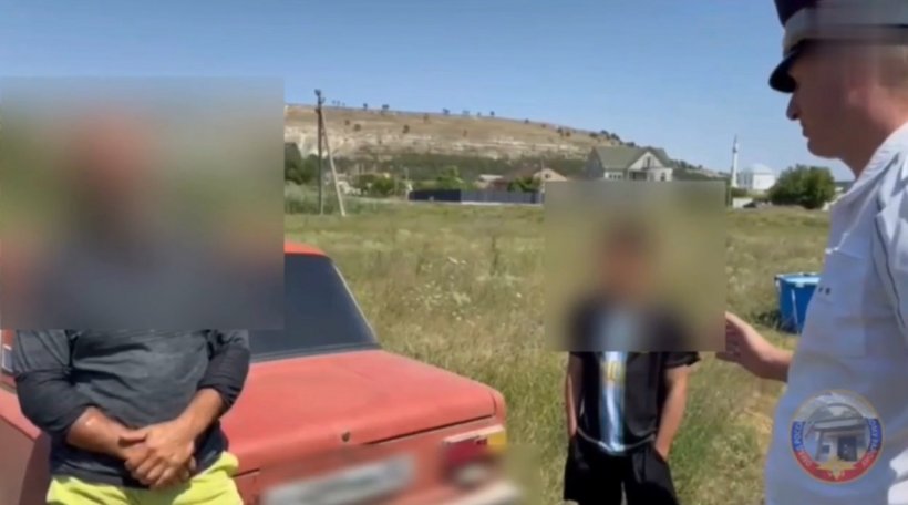12-летний мальчик управлял машиной в Симферопольском районе. Записи из соцсетей оказались у ВМД