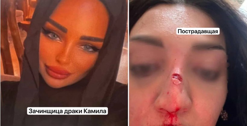 В Махачкале сняли на видео массовую драку женщин в хиджабах