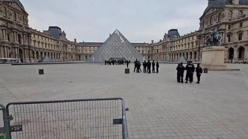 Французский Лувр подвергся дерзкому ограблению — появилось видео. Музей закрыли
