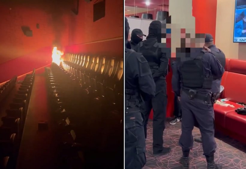 16-летний подросток разлил бензин и поджег кинотеатр в ТЦ «Авиапарк» с помощью петарды