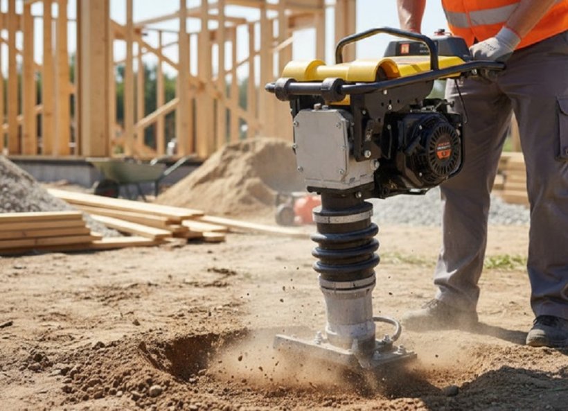 Что такое вибротрамбовка (вибронога): устройство и принцип работы