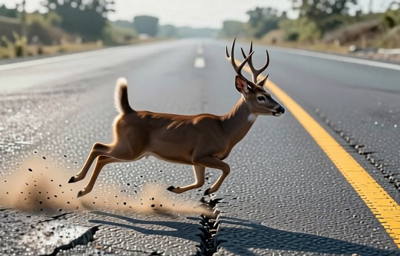 Суд оштрафовал водителя за гибель оленя в ДТП под Севастополем